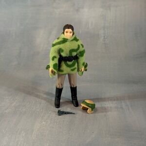 Vintage 1984 Kenner Star Wars Princess Leia Combat Poncho Figure 100% Complete